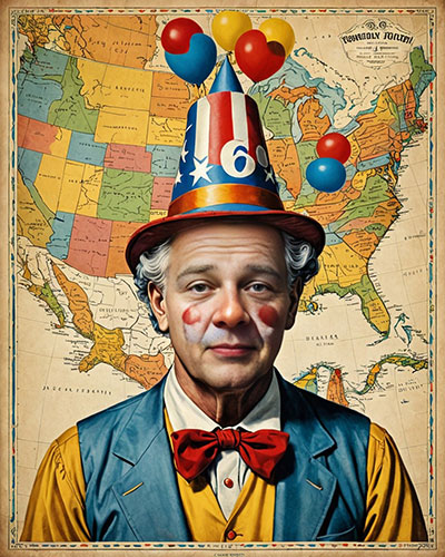 Демура клоун в политике